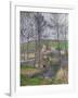 Bords De La Viosne a Osny, Temps Gris, Hiver - Peinture De Camille Pissarro(1830-1903) the Banks Of-Camille Pissarro-Framed Giclee Print