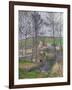 Bords De La Viosne a Osny, Temps Gris, Hiver - Peinture De Camille Pissarro(1830-1903) the Banks Of-Camille Pissarro-Framed Giclee Print