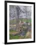 Bords De La Viosne a Osny, Temps Gris, Hiver - Peinture De Camille Pissarro(1830-1903) the Banks Of-Camille Pissarro-Framed Giclee Print