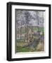 Bords De La Viosne a Osny, Temps Gris, Hiver - Peinture De Camille Pissarro(1830-1903) the Banks Of-Camille Pissarro-Framed Giclee Print