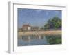 Bords Du Loing, Saint-Mammes, 1885-Alfred Sisley-Framed Giclee Print