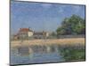 Bords Du Loing, Saint-Mammes, 1885-Alfred Sisley-Mounted Giclee Print