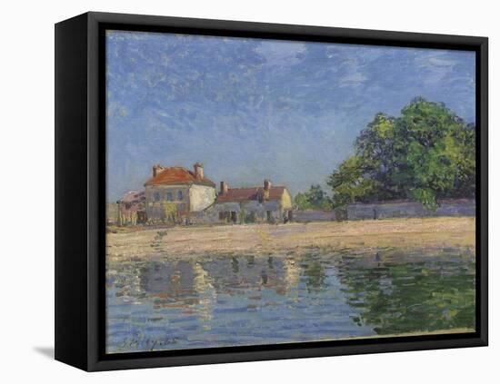 Bords Du Loing, Saint-Mammes, 1885-Alfred Sisley-Framed Stretched Canvas