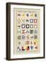 Bordures, Counter Changes and Lines-Hugh Clark-Framed Art Print