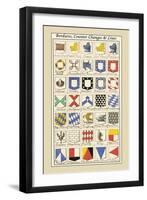 Bordures, Counter Changes and Lines-Hugh Clark-Framed Art Print