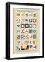 Bordures, Counter Changes and Lines-Hugh Clark-Framed Art Print