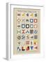 Bordures, Counter Changes and Lines-Hugh Clark-Framed Premium Giclee Print