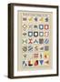 Bordures, Counter Changes and Lines-Hugh Clark-Framed Art Print