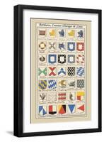 Bordures, Counter Changes and Lines-Hugh Clark-Framed Art Print