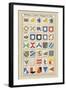 Bordures, Counter Changes and Lines-Hugh Clark-Framed Art Print