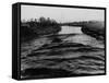 Bore on the River Severn-null-Framed Stretched Canvas