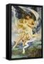 Boreas and Oreithyia, 1896-Evelyn De Morgan-Framed Stretched Canvas