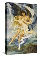 Boreas and Oreithyia, 1896-Evelyn De Morgan-Stretched Canvas