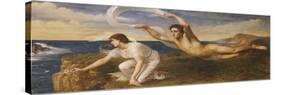 Boreas and Orithyia-Oswald Von Glehn-Stretched Canvas
