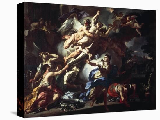 Boreas Raping Orythia-Francesco Solimena-Stretched Canvas