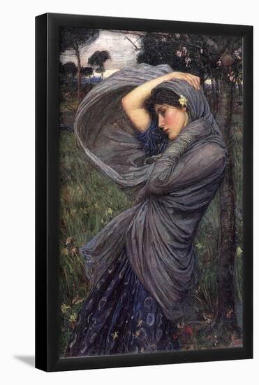 Boreas-John William Waterhouse-Framed Poster