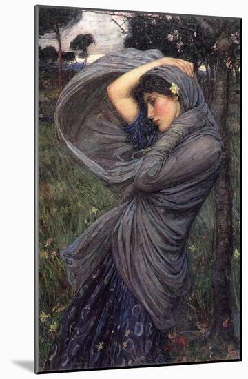 Boreas-John William Waterhouse-Mounted Poster