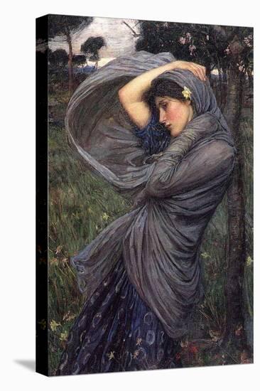 Boreas-John William Waterhouse-Stretched Canvas