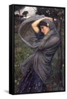 Boreas-John William Waterhouse-Framed Stretched Canvas