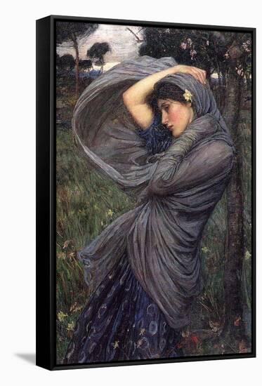 Boreas-John William Waterhouse-Framed Stretched Canvas