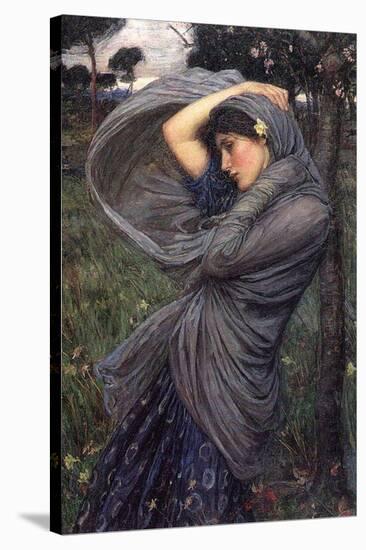 Boreas-John William Waterhouse-Stretched Canvas