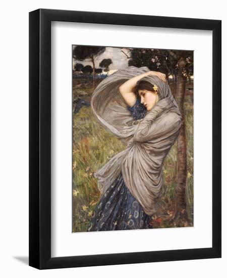 Boreas-John William Waterhouse-Framed Premium Giclee Print