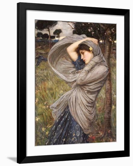 Boreas-John William Waterhouse-Framed Giclee Print