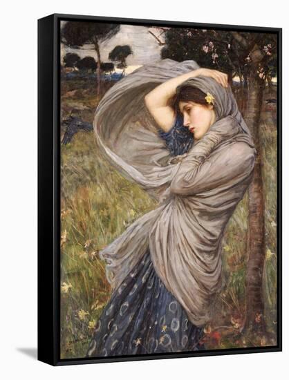 Boreas-John William Waterhouse-Framed Stretched Canvas