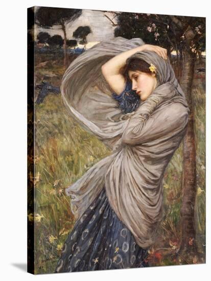 Boreas-John William Waterhouse-Stretched Canvas