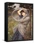 Boreas-John William Waterhouse-Framed Stretched Canvas