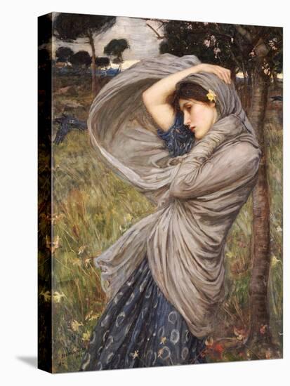 Boreas-John William Waterhouse-Stretched Canvas