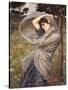 Boreas-John William Waterhouse-Stretched Canvas