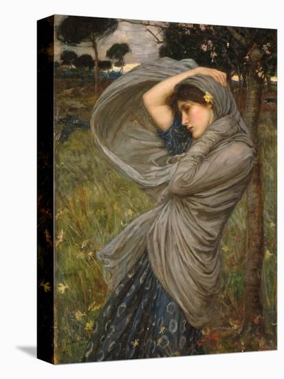 Boreas-John William Waterhouse-Stretched Canvas