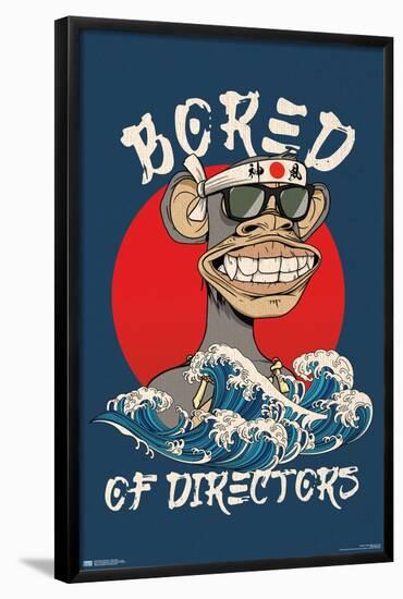 Bored of Directors - Great Wave-Trends International-Framed Poster