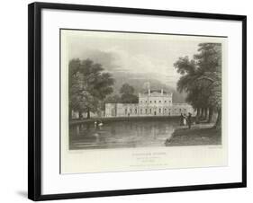 Boreham House, Seat of Sir J Tyrrell, Essex-William Henry Bartlett-Framed Giclee Print