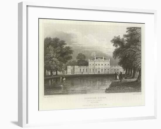 Boreham House, Seat of Sir J Tyrrell, Essex-William Henry Bartlett-Framed Giclee Print