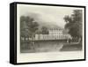 Boreham House, Seat of Sir J Tyrrell, Essex-William Henry Bartlett-Framed Stretched Canvas
