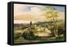 Borghese Gardens in Rome-Samuel Palmer-Framed Stretched Canvas