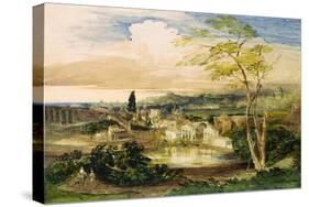 Borghese Gardens in Rome-Samuel Palmer-Stretched Canvas