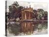 Borghese Villa Gardens-Alberto Pisa-Stretched Canvas