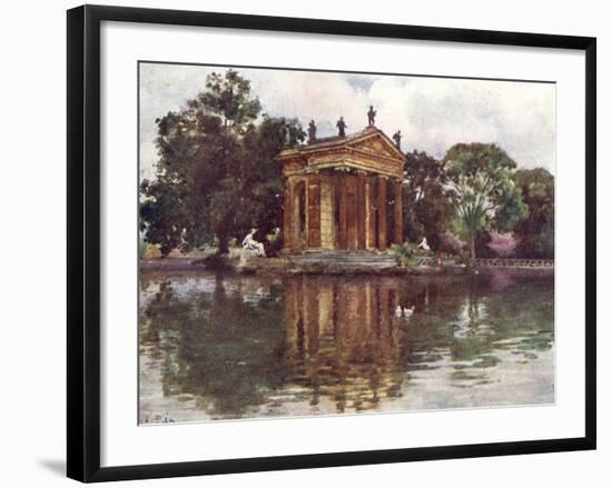 Borghese Villa Gardens-Alberto Pisa-Framed Photographic Print