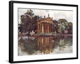 Borghese Villa Gardens-Alberto Pisa-Framed Photographic Print