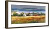 Borgo mediterraneo-Luigi Florio-Framed Art Print