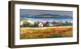 Borgo mediterraneo-Luigi Florio-Framed Art Print