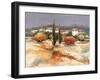 Borgo nel sole-Luigi Florio-Framed Art Print