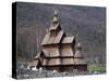 Borgund Stave Church, Laerdalen, Norway-Niall Benvie-Stretched Canvas