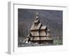 Borgund Stave Church, Laerdalen, Norway-Niall Benvie-Framed Photographic Print