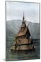 Borgund Stave Church, Sogn Og Fjordane, Norway, C1890-L Boulanger-Mounted Giclee Print