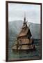 Borgund Stave Church, Sogn Og Fjordane, Norway, C1890-L Boulanger-Framed Giclee Print