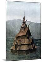 Borgund Stave Church, Sogn Og Fjordane, Norway, C1890-L Boulanger-Mounted Giclee Print